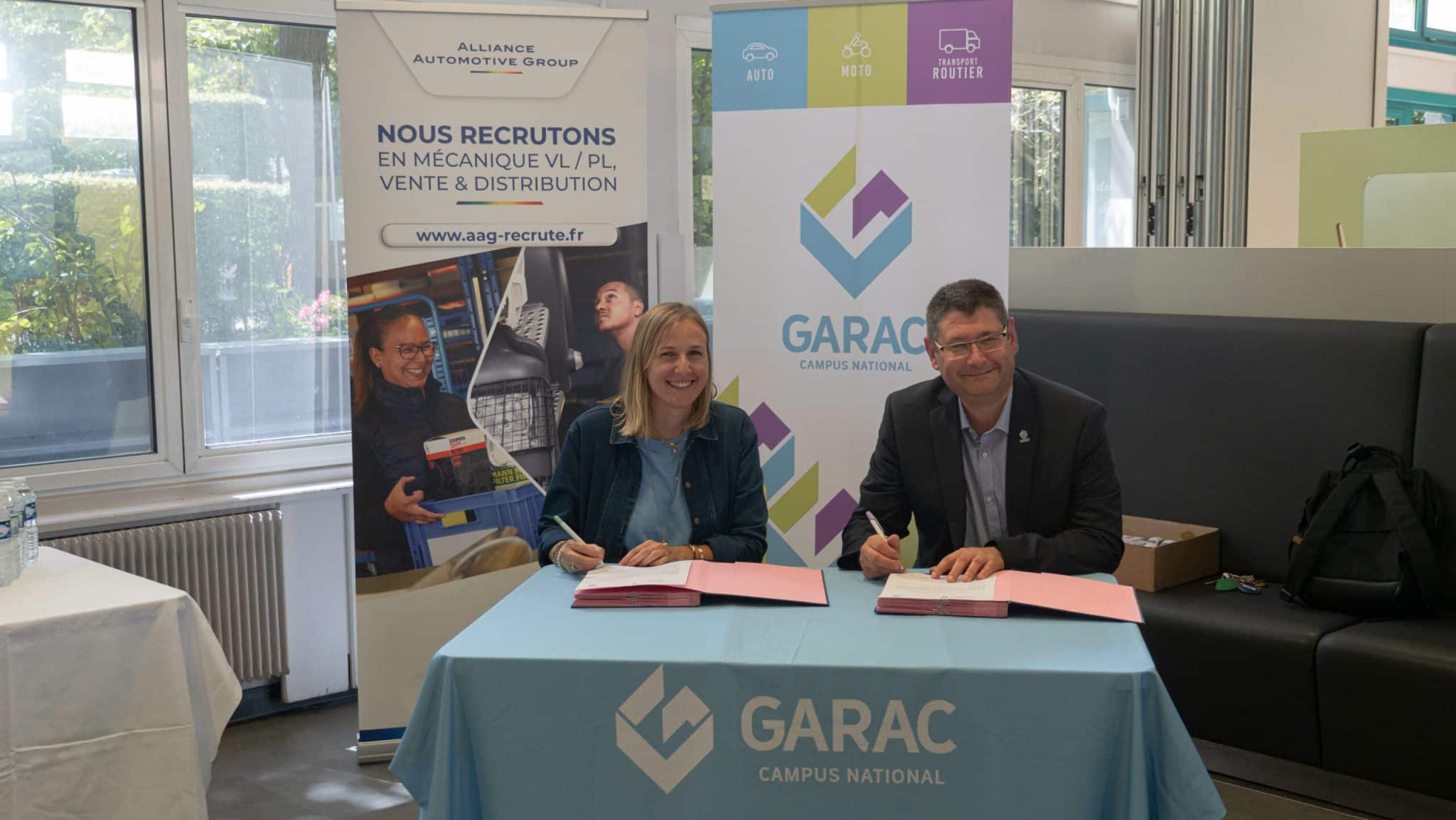 Alliance Automotive signe une convention de partenariat avec le GARAC